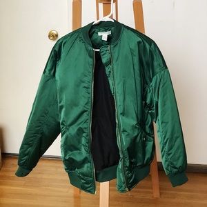 H&M oversized bomber jacket